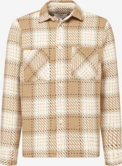 Ternede Skjorter Regular Fit Skjorte MILTON NAT Mænd Beige / Sand