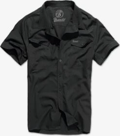 Brandit Casual Skjorter Regular Fit Skjorte Roadstar Mænd Sort