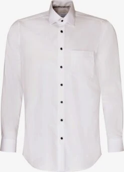 Seidensticker Business Skjorter Regular Fit Forretningsskjorte Mænd Offwhite