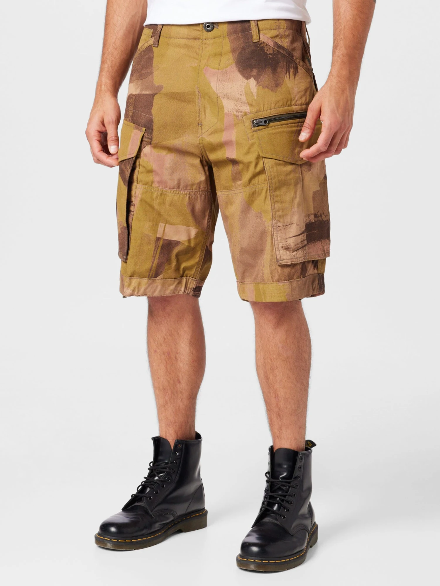 G-Star Raw Cargoshorts Loosefit Cargobukser Rovic Mænd Lysegrøn - Billede 3