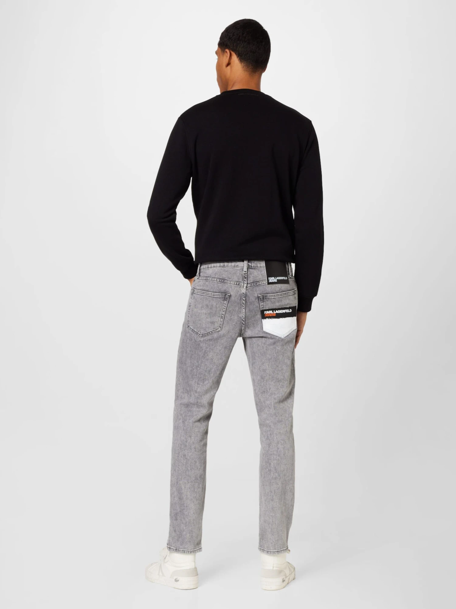 Karl Lagerfeld Jeans Slim Fit Slimfit Jeans Mænd Grå - Billede 4