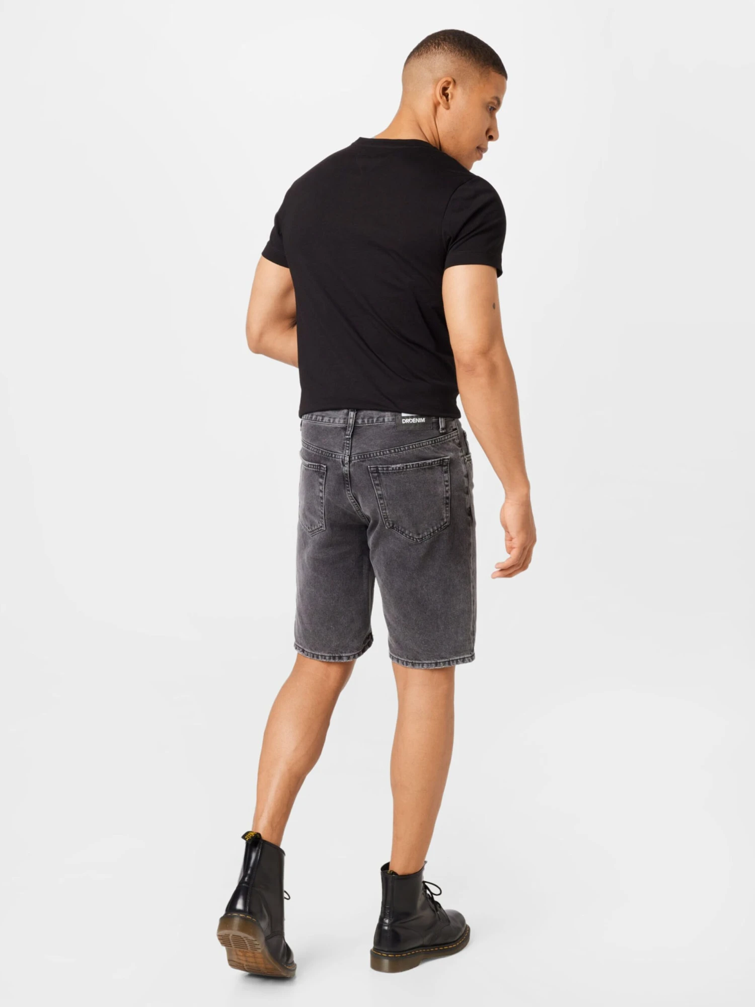Dr. Denim Denimshorts Regular Jeans Dash Mænd Grå - Billede 4