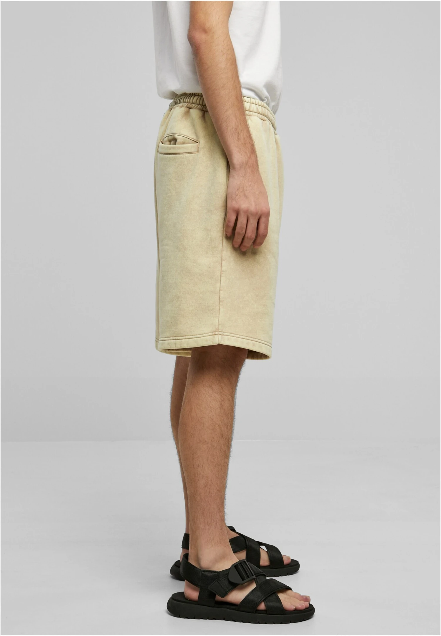 URBAN CLASSICS Træningsshorts Loosefit Bukser Mænd Sand - Billede 6