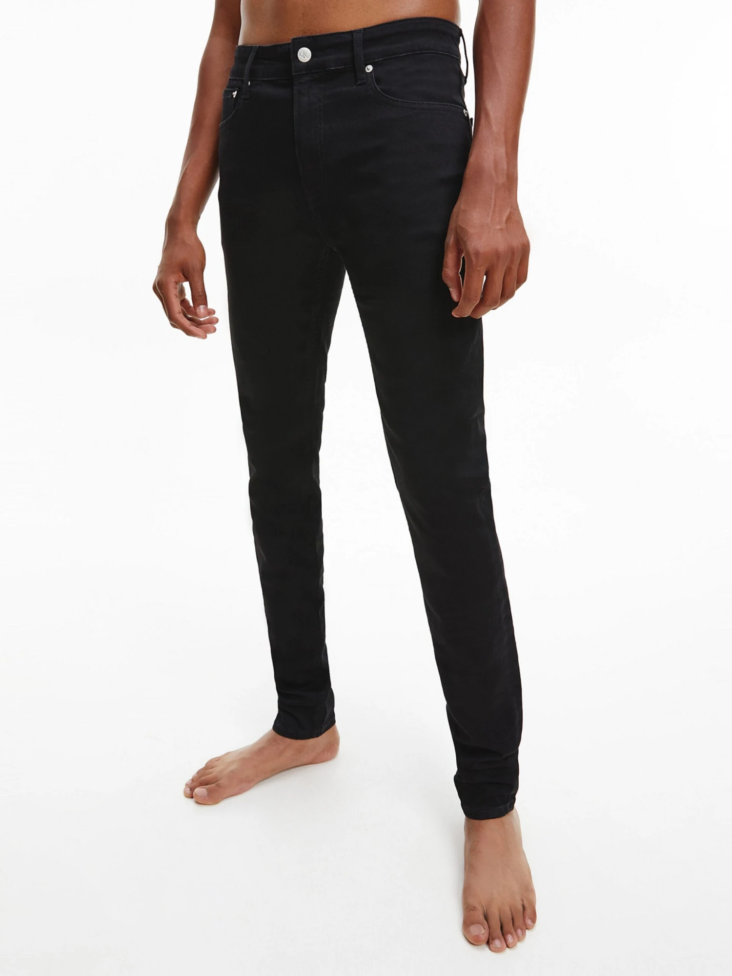 Calvin Klein Jeans Skinny Fit Skinny Jeans Mænd Sort - Billede 2