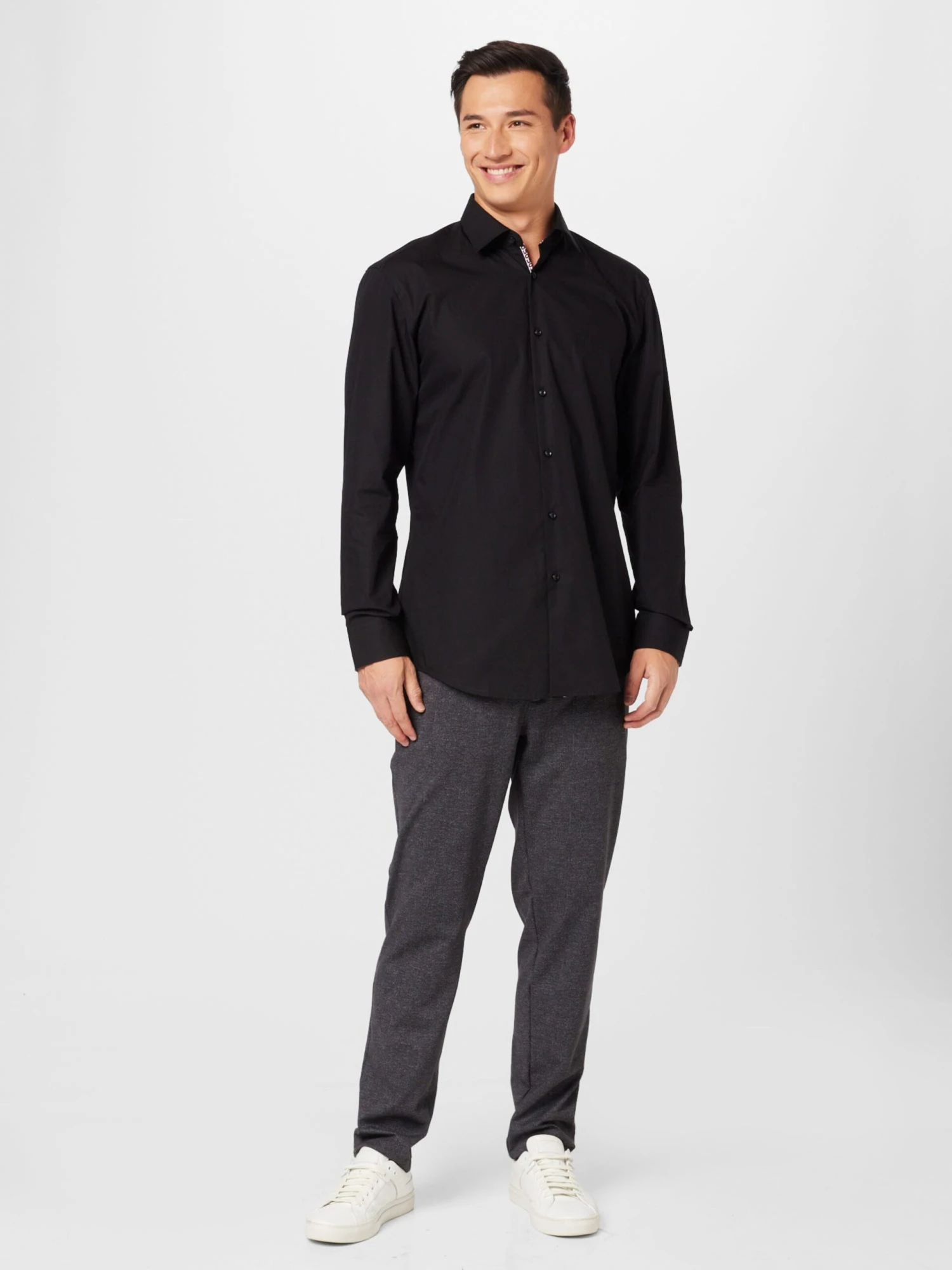 Hugo Business Skjorter Regular Fit Forretningsskjorte Koey Mænd Sort - Billede 5