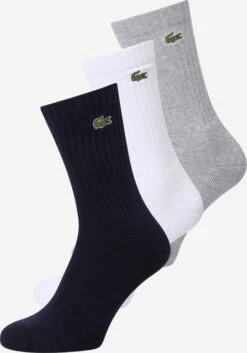 Lacoste Undertøj Sokker Mænd Natblå / Grå-meleret / Offwhite