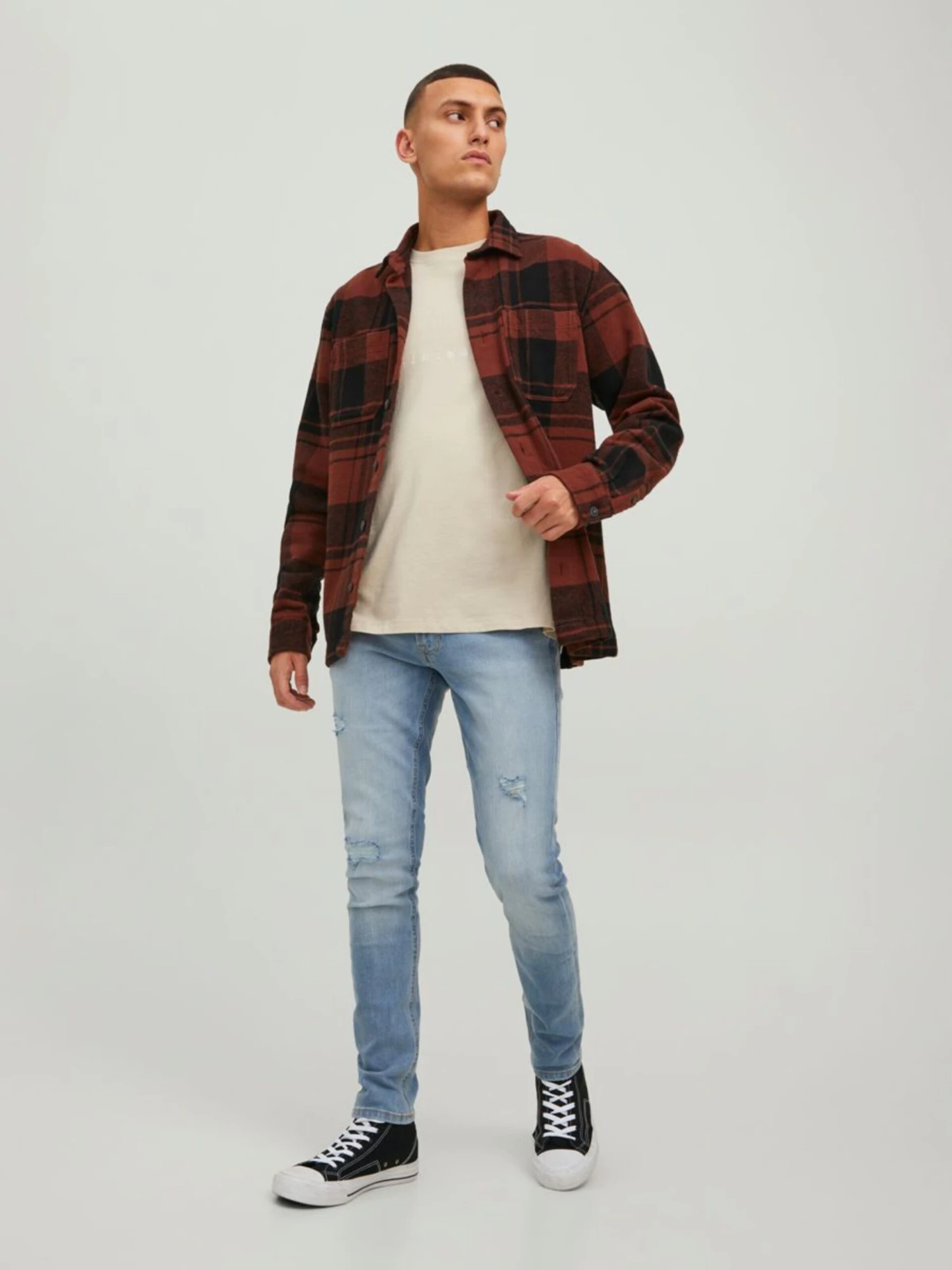 Jack & Jones Skinny Fit Skinny Jeans Liam Mænd Blå - Billede 5