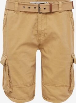Indicode Jeans Cargoshorts Regular Cargobukser Monroe Mænd Sand