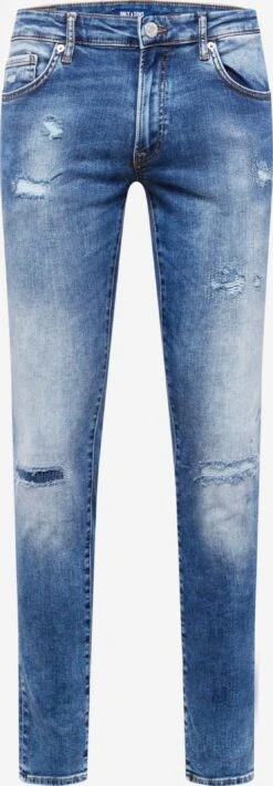 Only & Sons Skinny Fit Skinny Jeans Warp Mænd Mørkeblå