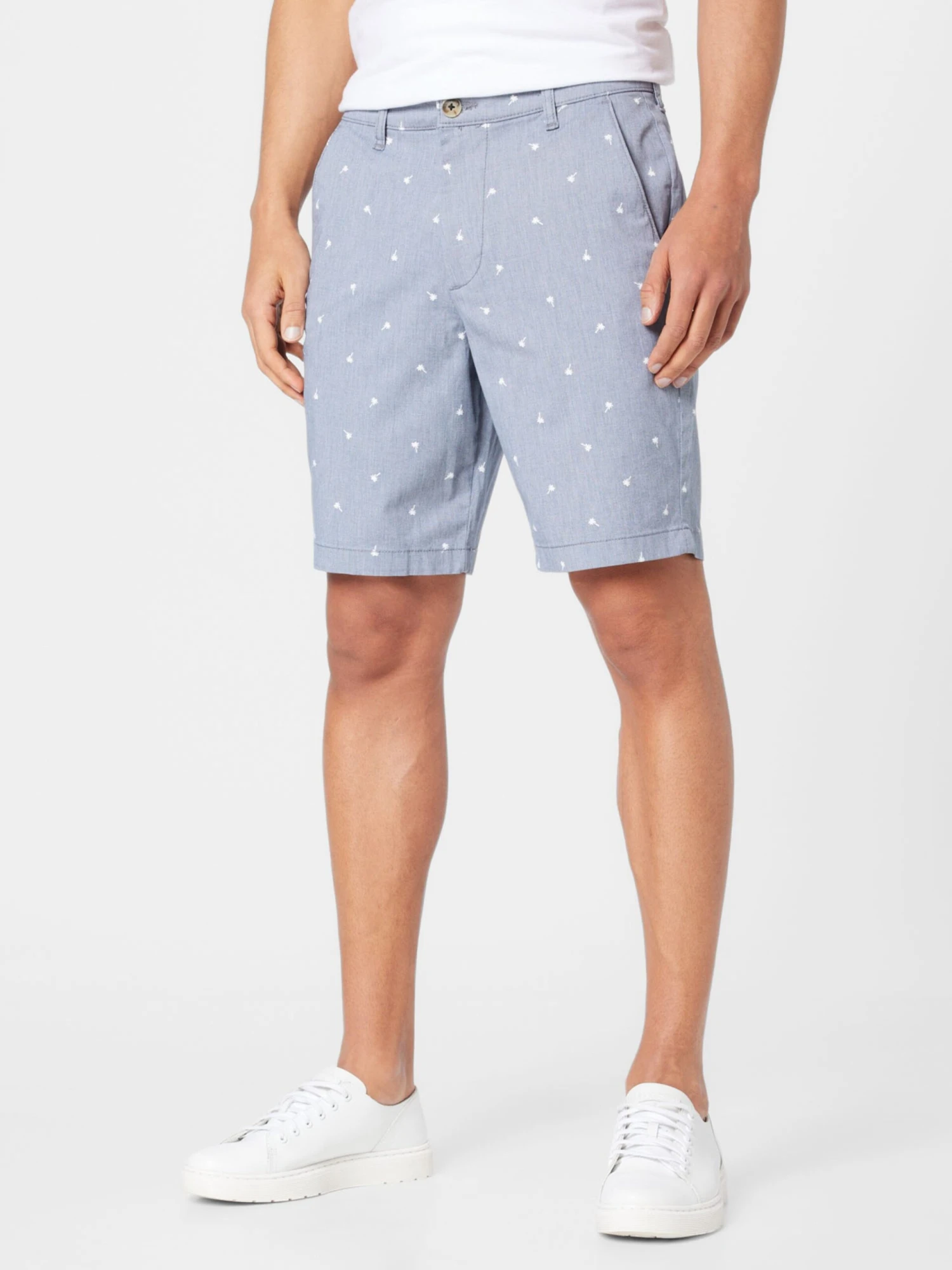Hollister Chinoshorts Regular Lærredsbukser Mænd Røgblå - Billede 3