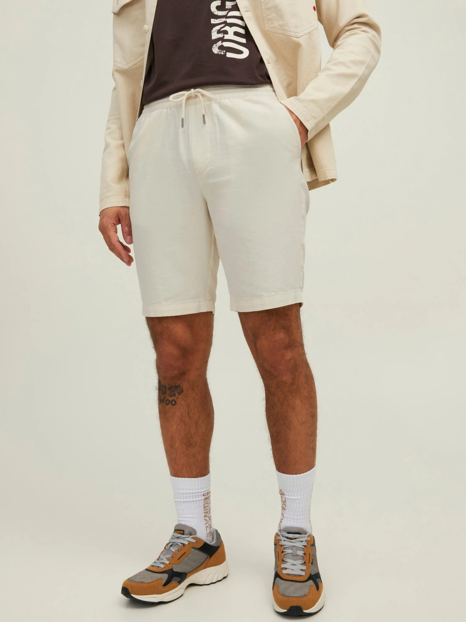Jack & Jones Shorts Regular Bukser LEO Mænd Beige - Billede 3