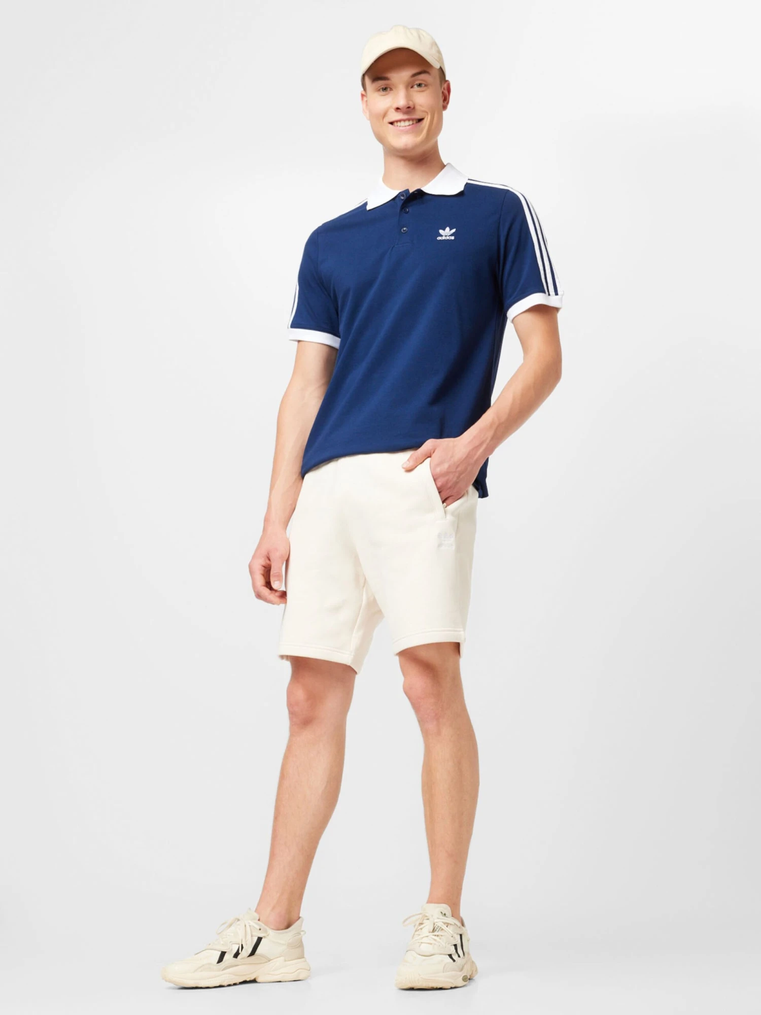 Adidas Originals Træningsshorts Regular Bukser Mænd Beige - Billede 4