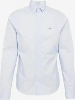 Gant Business Skjorter Slim Fit Forretningsskjorte Mænd Navy / Lyseblå