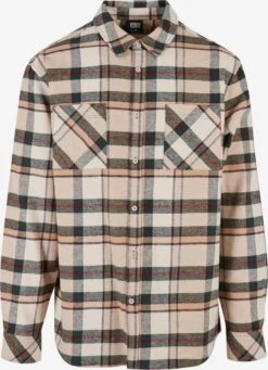 URBAN CLASSICS Ternede Skjorter Comfort Fit Skjorte Mountain Mænd Beige