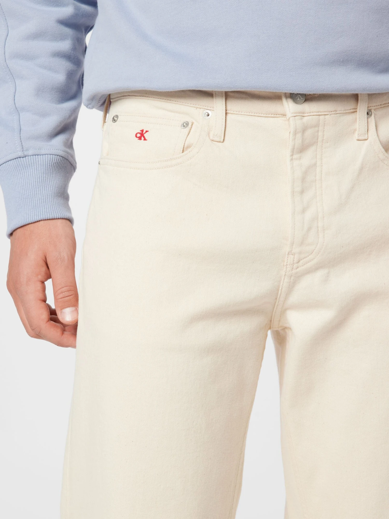 Calvin Klein Jeans Loose Fit Loosefit Jeans Mænd Pastelgul - Billede 2