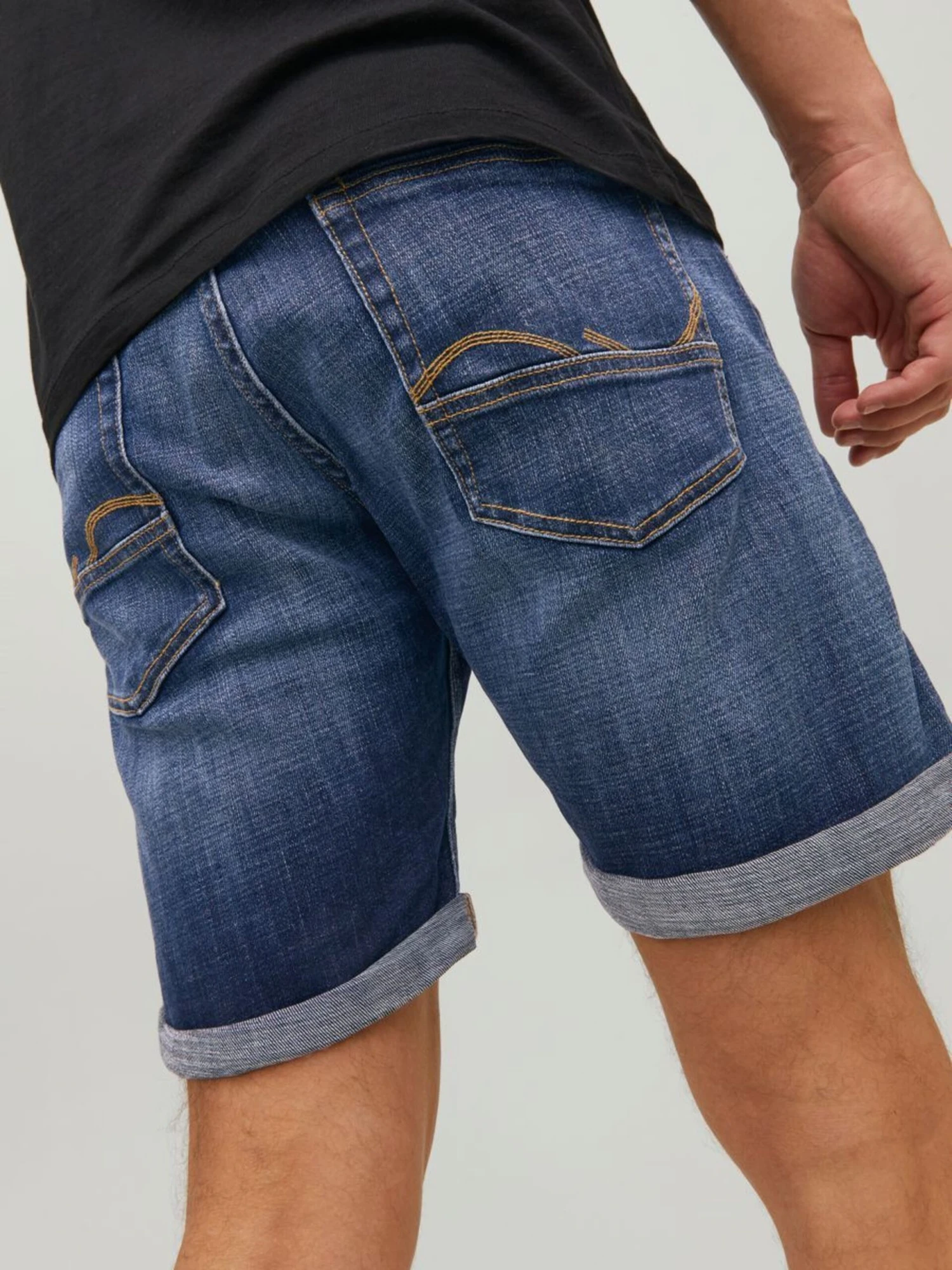 Jack & Jones Denimshorts Slimfit Jeans CHRIS WOOD Mænd Blå - Billede 6