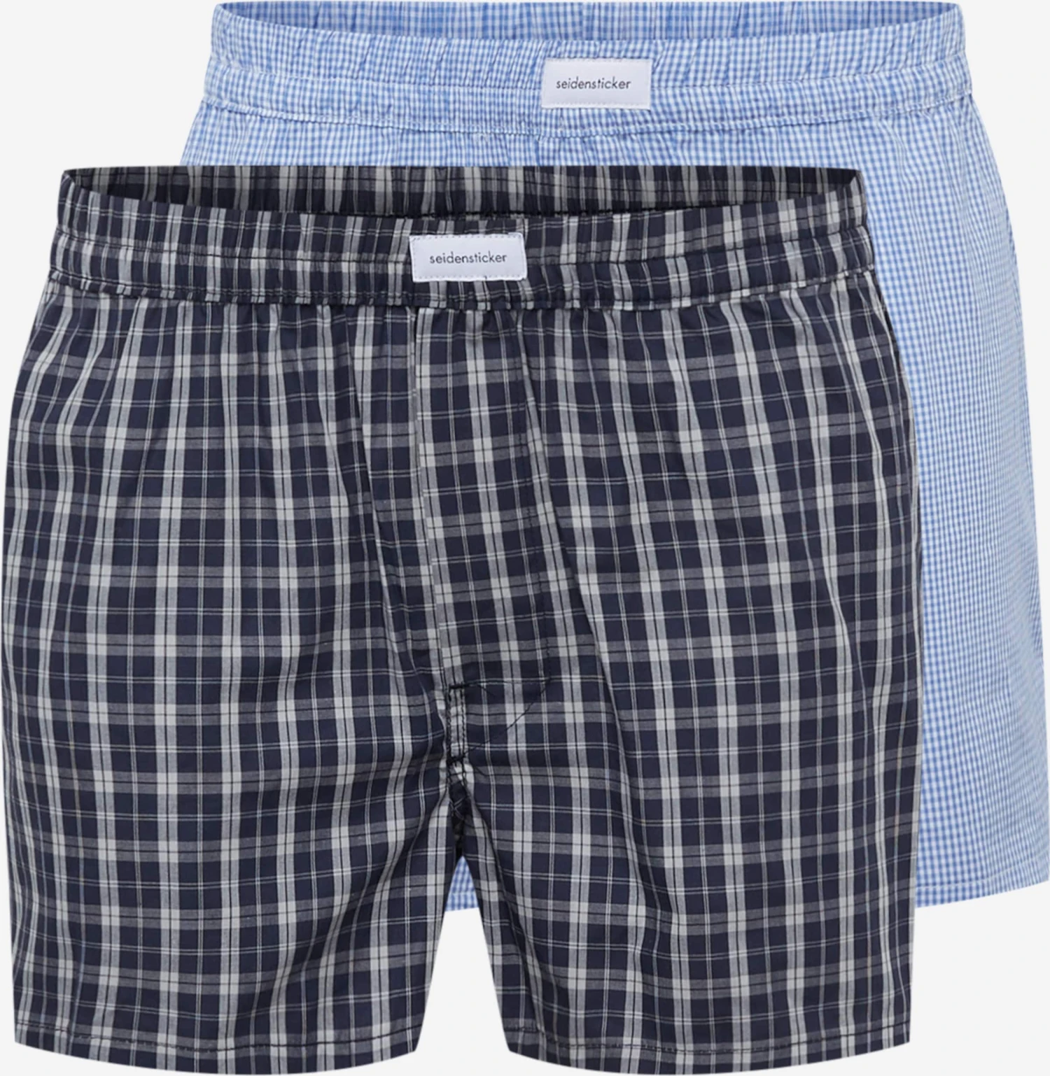 Seidensticker Boxershorts Boksershorts Mænd Navy / Lyseblå