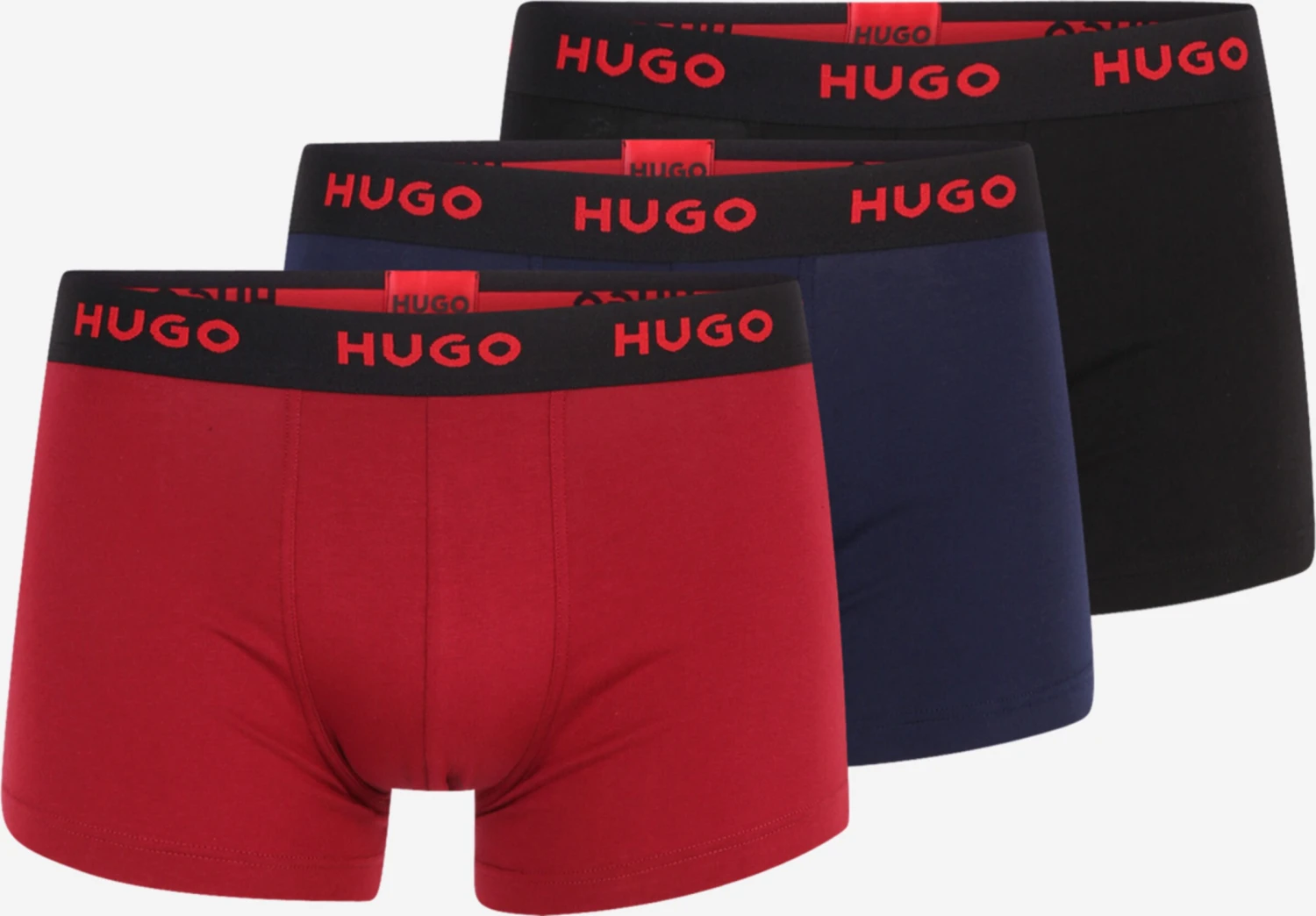 Hugo Underbukser Boksershorts Mænd Mørkeblå / Rød / Sort
