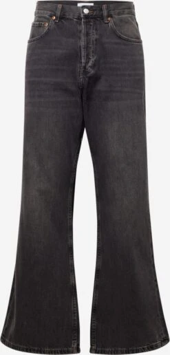 WEEKDAY Straight Leg Bootcut Jeans Mænd Sort