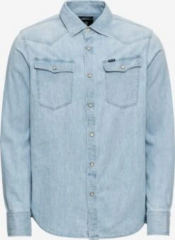 G-Star Raw Denimskjorter Slim Fit Skjorte Mænd Lyseblå