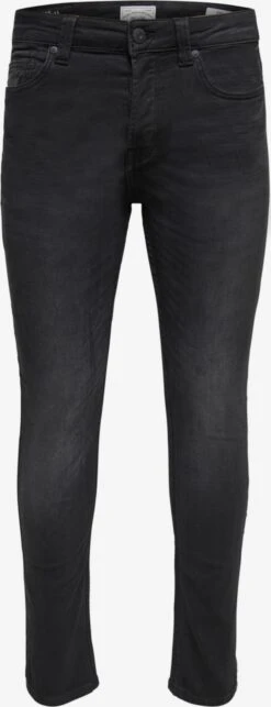 Only & Sons Slim Fit Slimfit Jeans Loom Mænd Sort