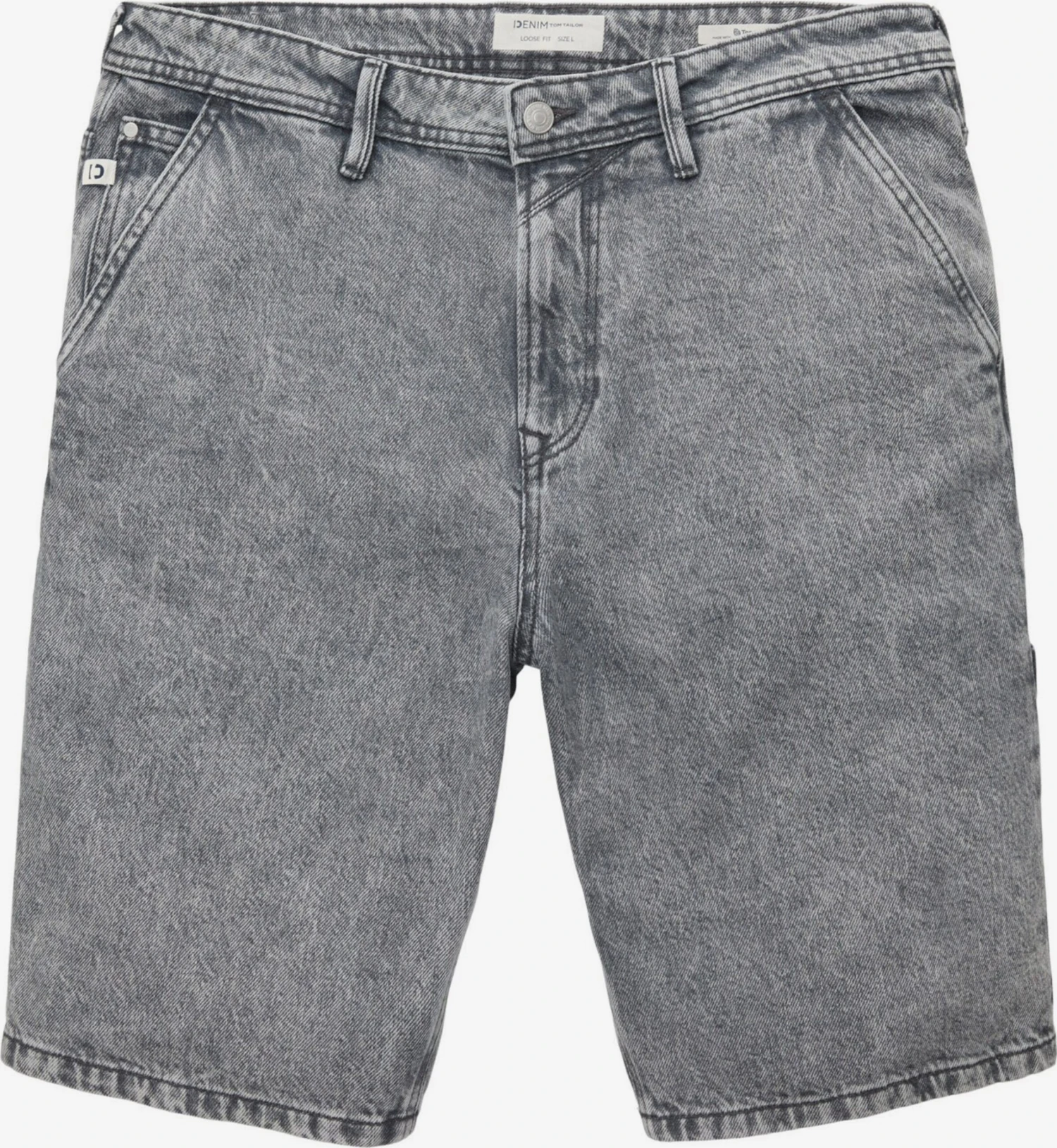 TOM TAILOR Denim Denimshorts Loosefit Jeans Mænd Grå