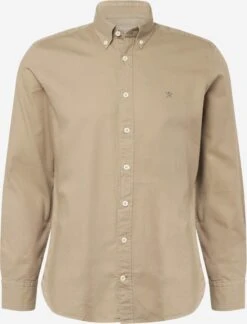 Hackett London Casual Skjorter Slim Fit Skjorte Mænd Oliven