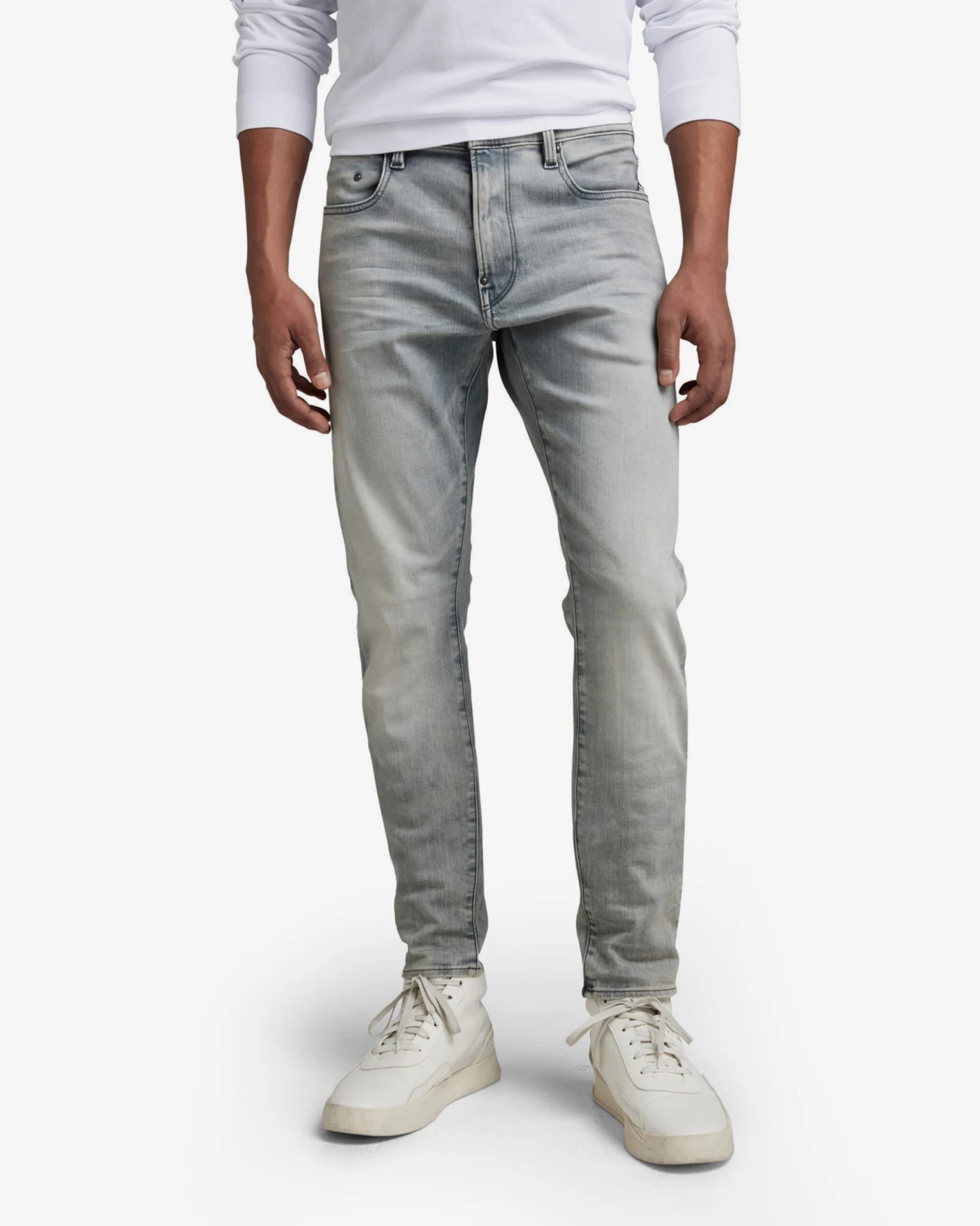 G-Star Raw Skinny Fit Skinny Jeans Mænd Grå / Lysegrå - Billede 2