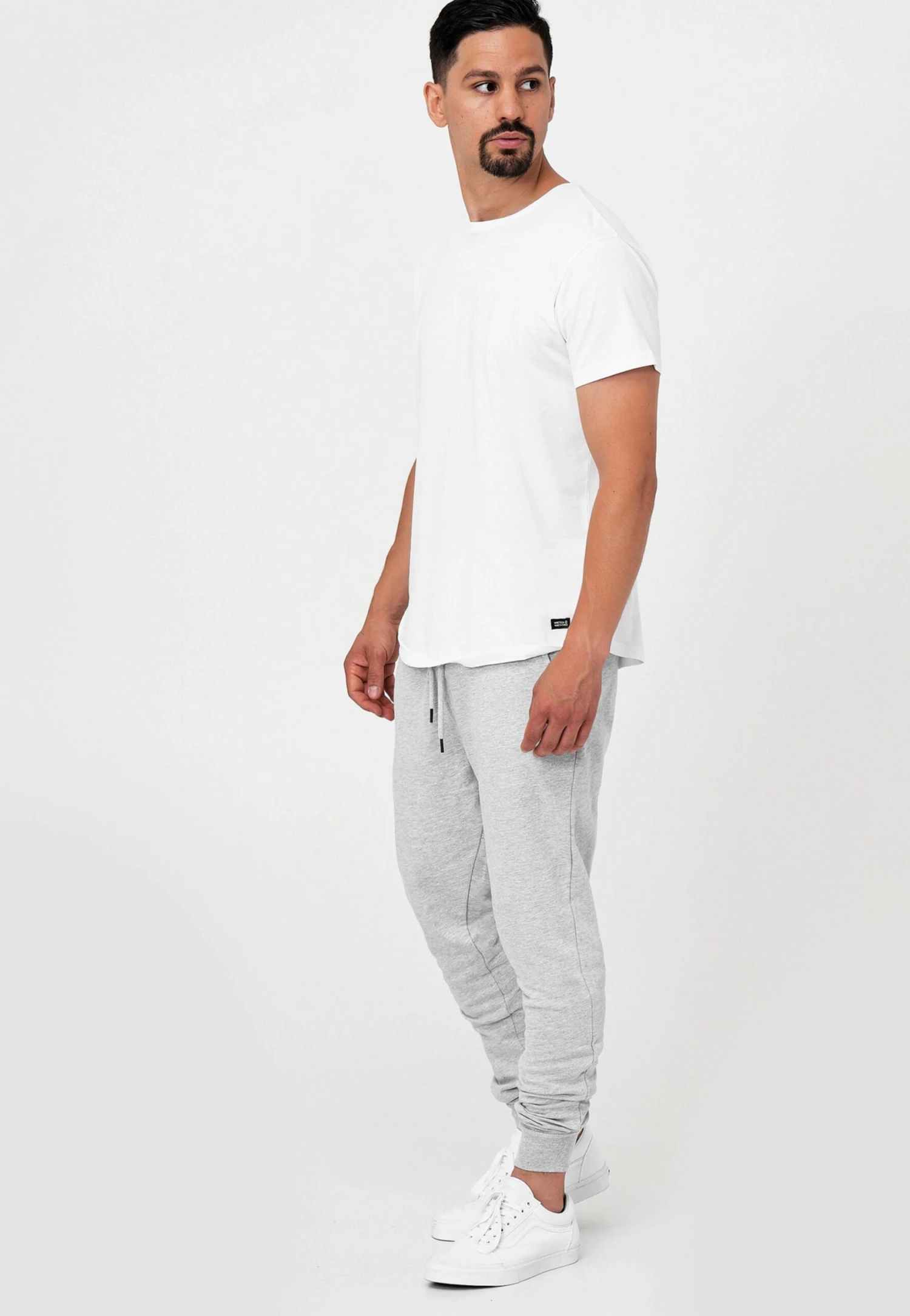 Indicode Jeans Joggingbukser Tapered Bukser Eberline Mænd Lysegrå - Billede 3