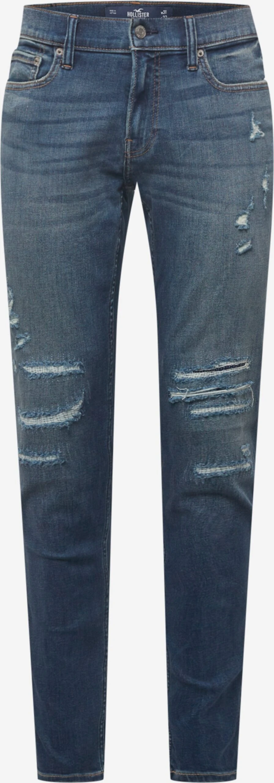 Hollister Slim Fit Slimfit Jeans Mænd Blå