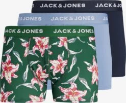 Jack & Jones Boxershorts Boksershorts Mænd Røgblå / Mørkegrøn / Sort