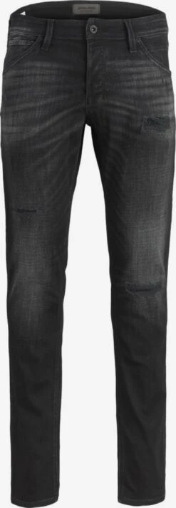 Jack & Jones Straight Leg Regular Jeans Glenn Mænd Sort