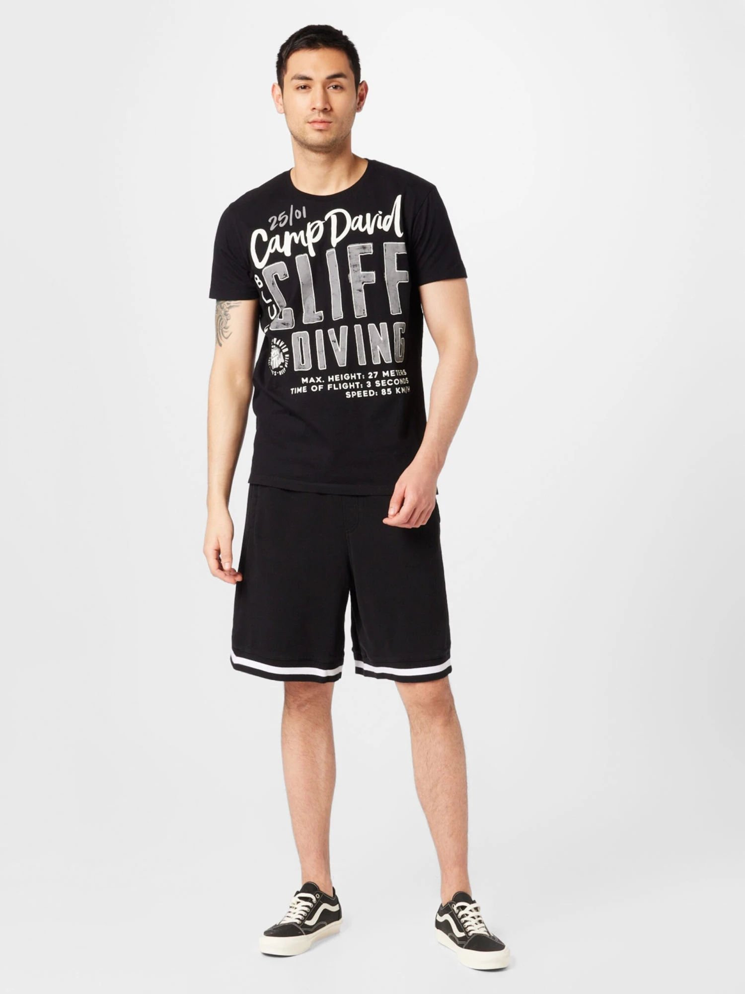 Træningsshorts Regular Bukser Fynn Mænd Sort - Billede 5