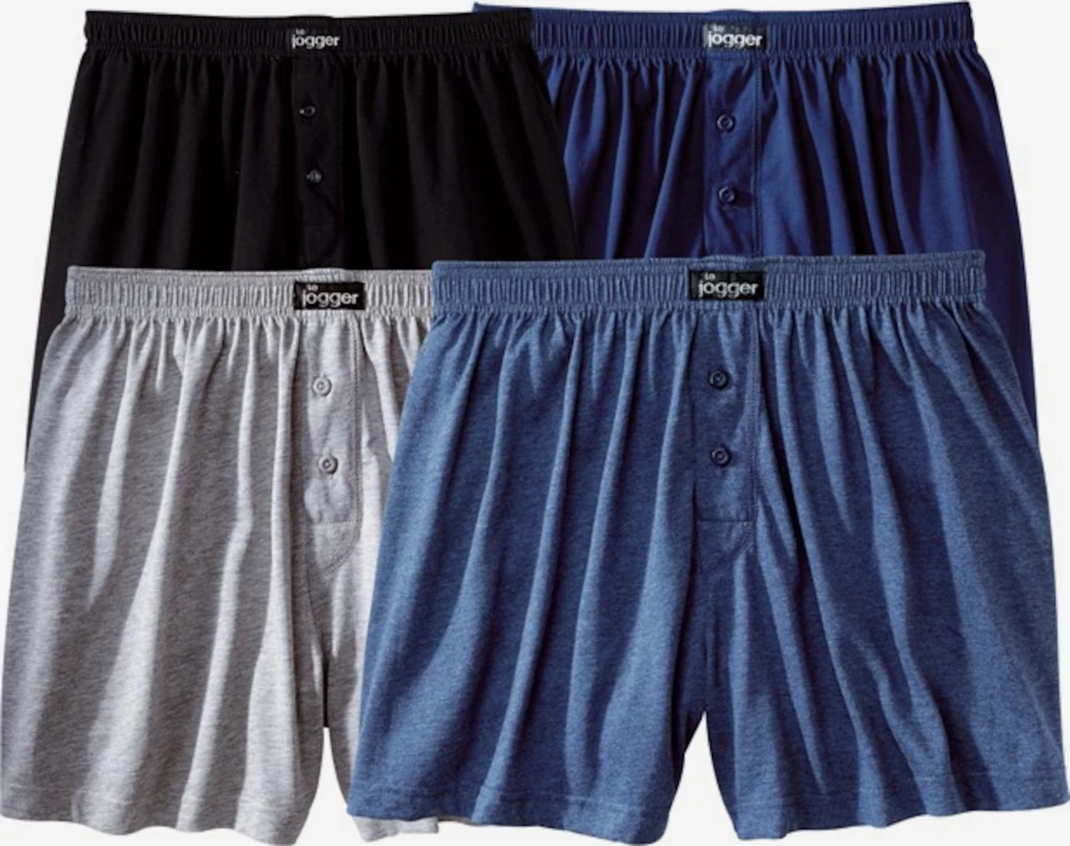 Boxershorts Boksershorts Mænd Marin / Navy / Grå - Billede 2