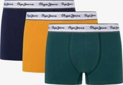 Pepe Jeans Boxershorts Boksershorts Mænd Mørkeblå / Gul / Mørkegrøn