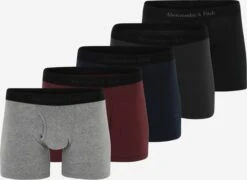 Abercrombie & Fitch Underbukser Boksershorts Mænd Navy / Grå-meleret / Bordeaux