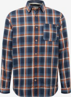 Tom Tailor Ternede Skjorter Regular Fit Skjorte Mænd Navy / Lyseblå