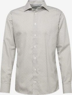 ETON Business Skjorter Regular Fit Forretningsskjorte Mænd Oliven