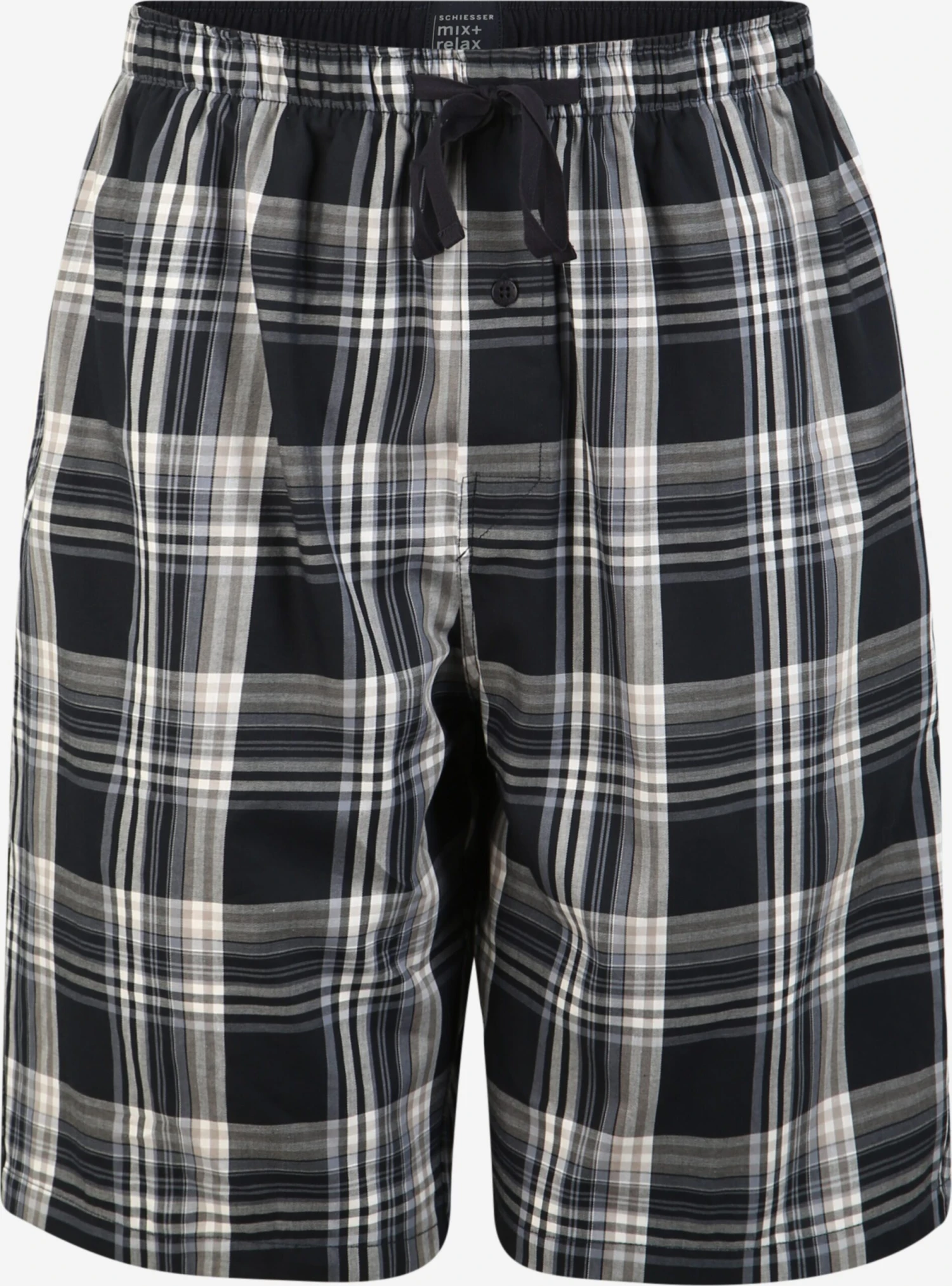 Schiesser Nattøj Pyjamasbukser Mænd Sort