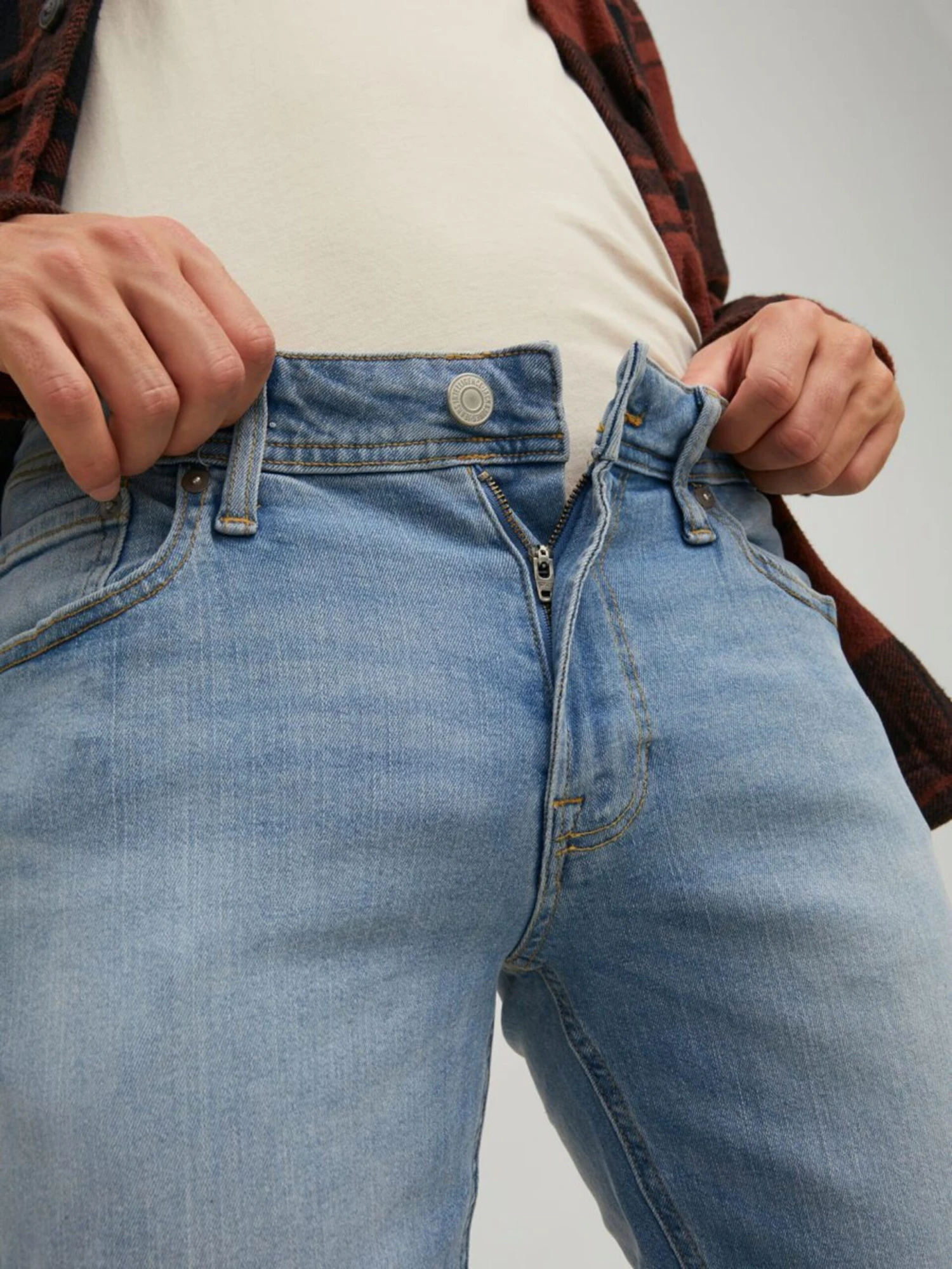 Jack & Jones Skinny Fit Skinny Jeans Liam Mænd Blå - Billede 6