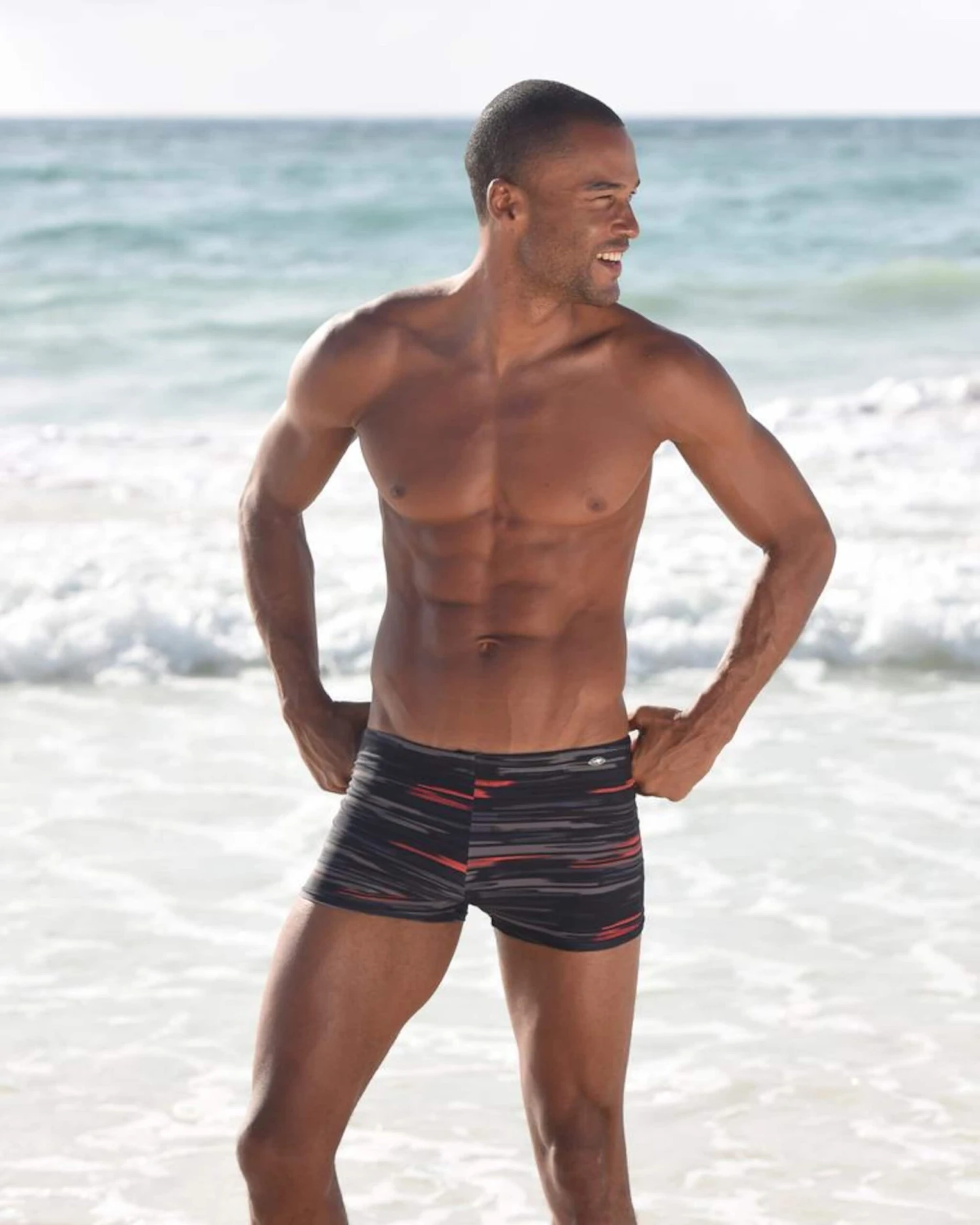 KangaRoos Badetøj Badebukser Mænd Grafit - Billede 2