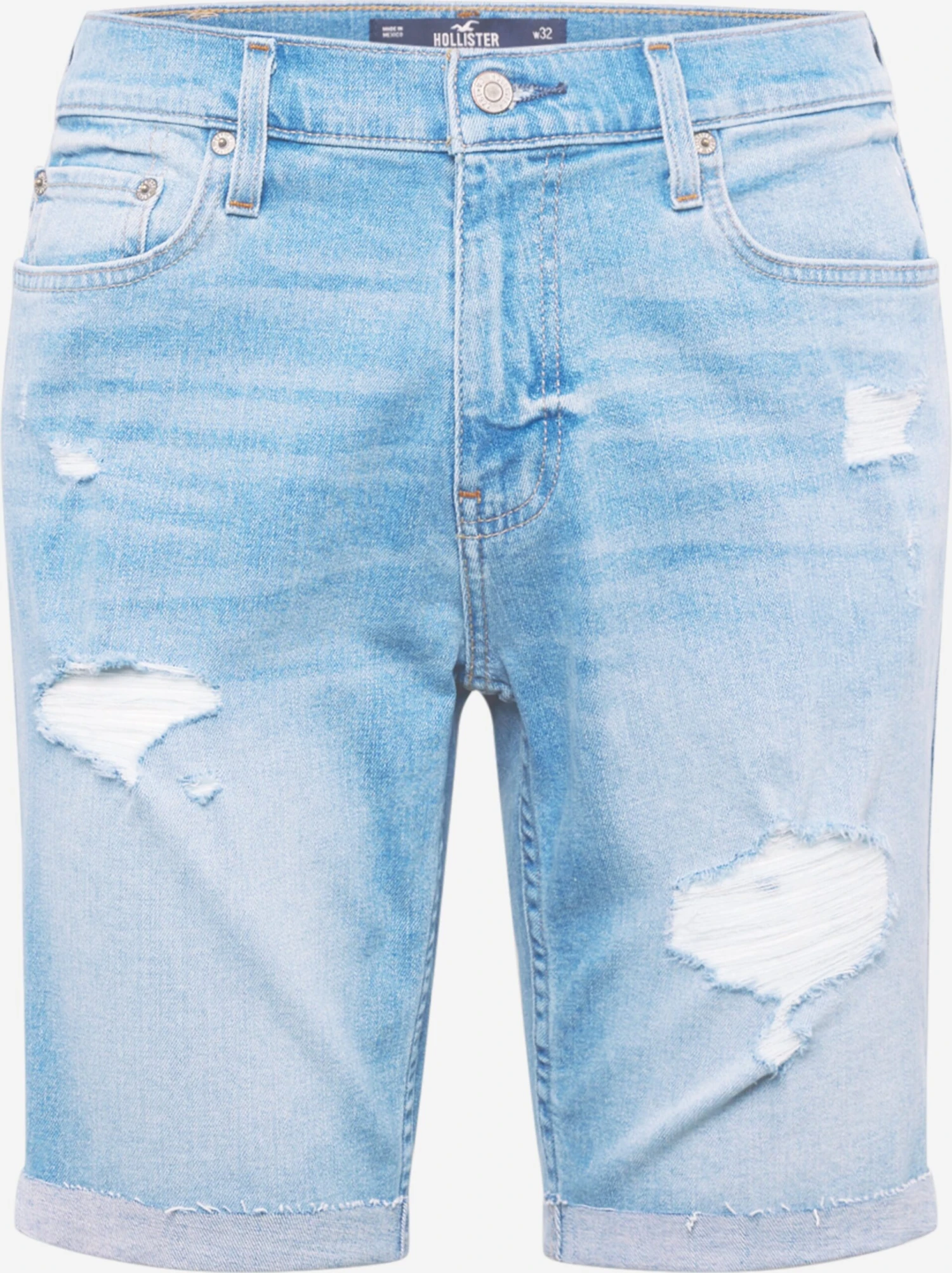 Hollister Denimshorts Regular Jeans Mænd Lyseblå
