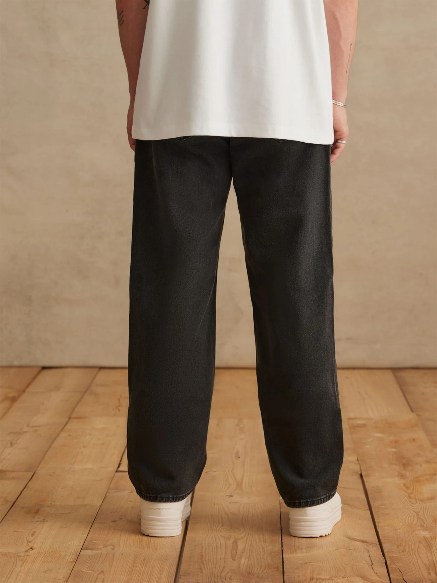 Tapered Leg Tapered Jeans Lucien Mænd Sort - Billede 3