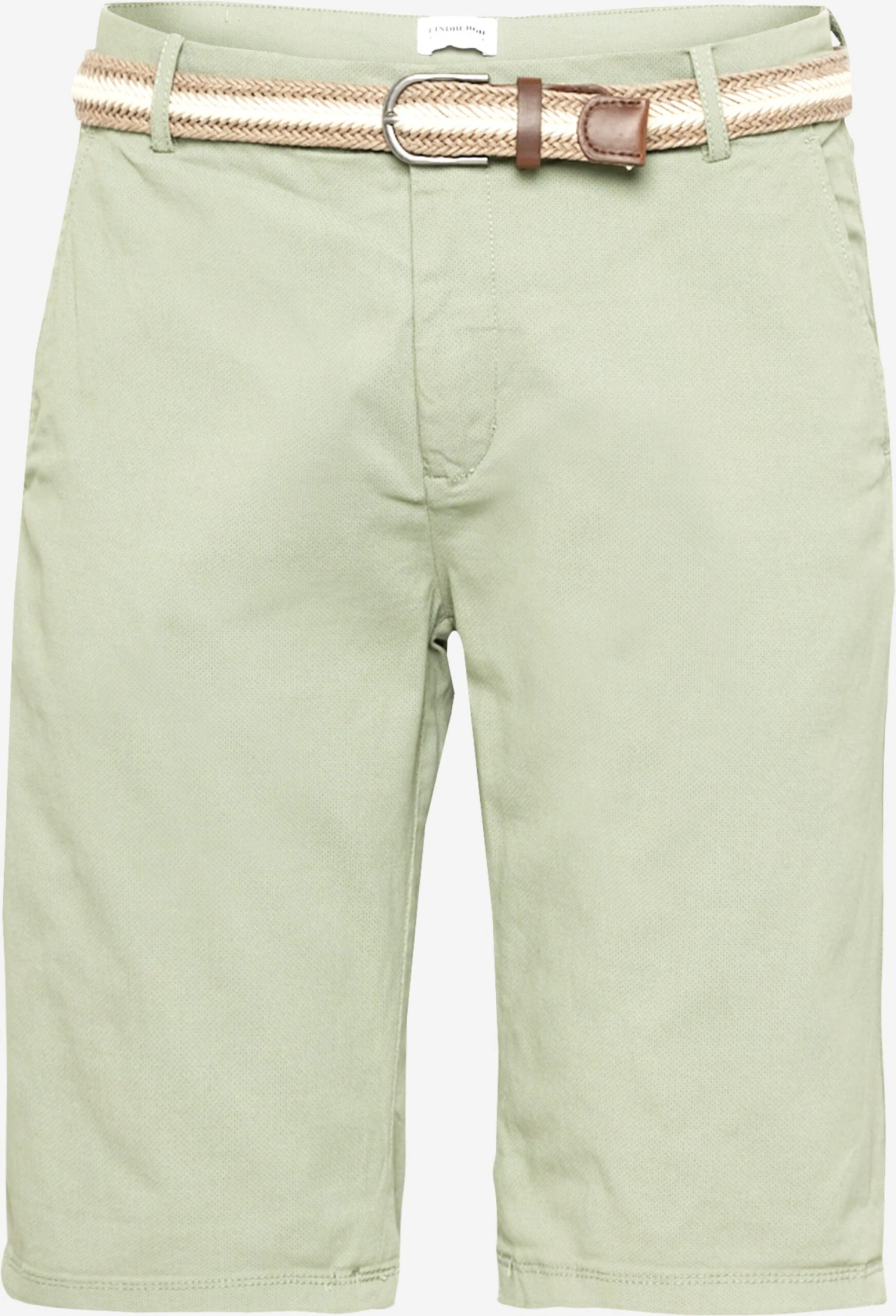 Lindbergh Chinoshorts Regular Lærredsbukser Mænd Pastelgrøn