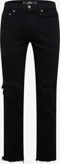 Hollister Straight Leg Regular Jeans Mænd Sort