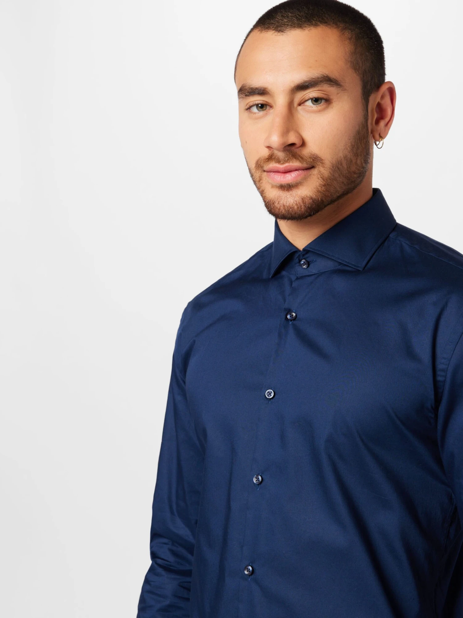 Hugo Business Skjorter Slim Fit Forretningsskjorte Kason Mænd Navy - Billede 2