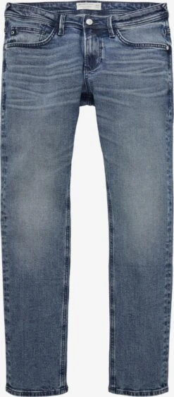 TOM TAILOR Denim Straight Leg Regular Jeans Med Lægfolder PIERS Mænd Blå
