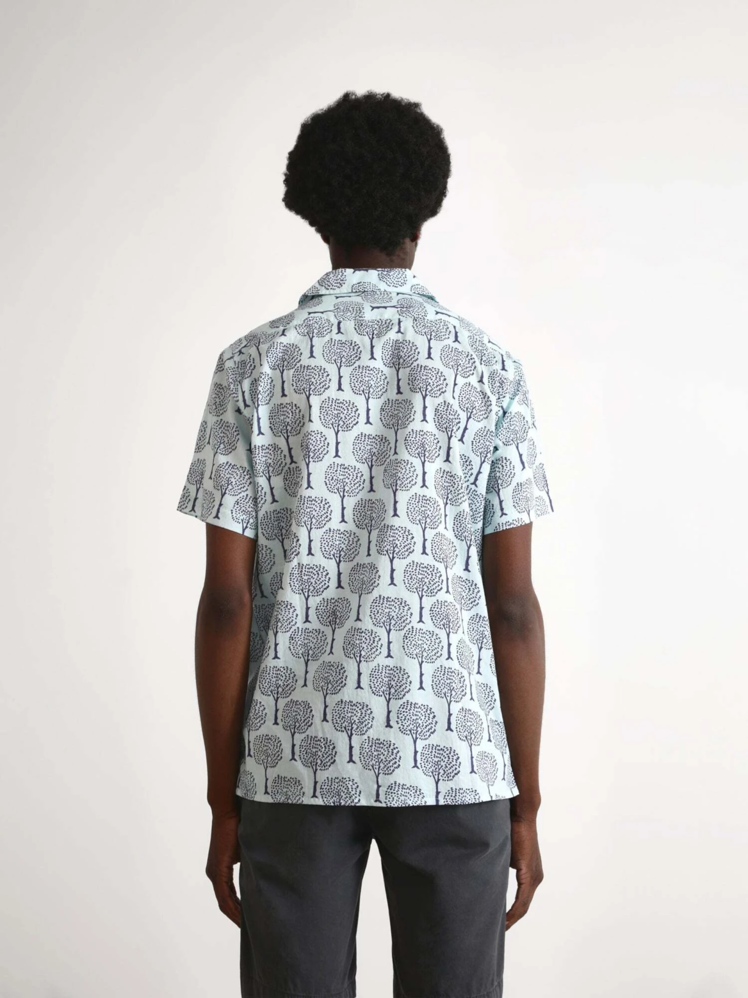 Scalpers Casual Skjorter Regular Fit Skjorte Miracle Resort Mænd Blå - Billede 4