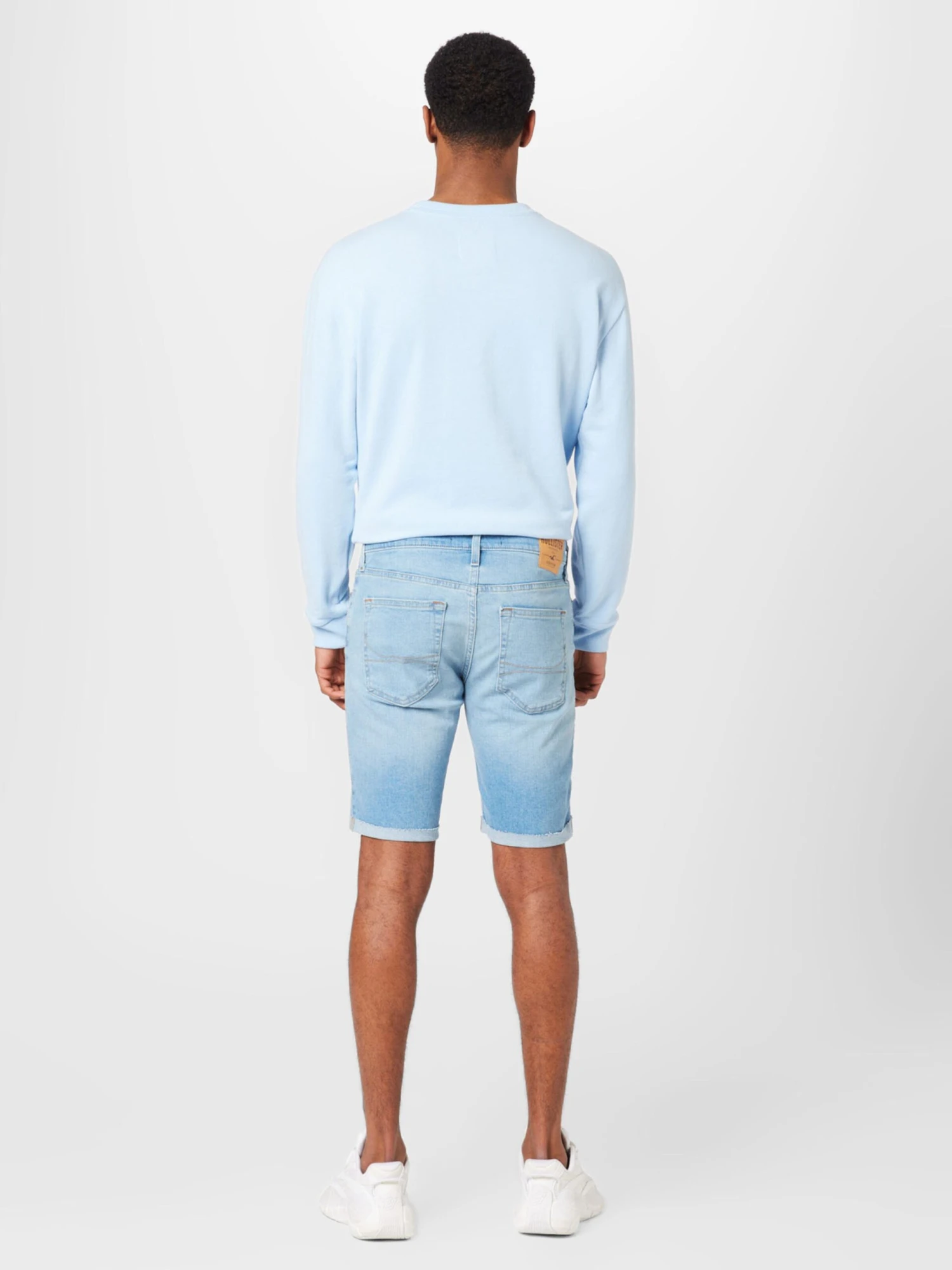 Hollister Denimshorts Regular Jeans Mænd Lyseblå - Billede 4