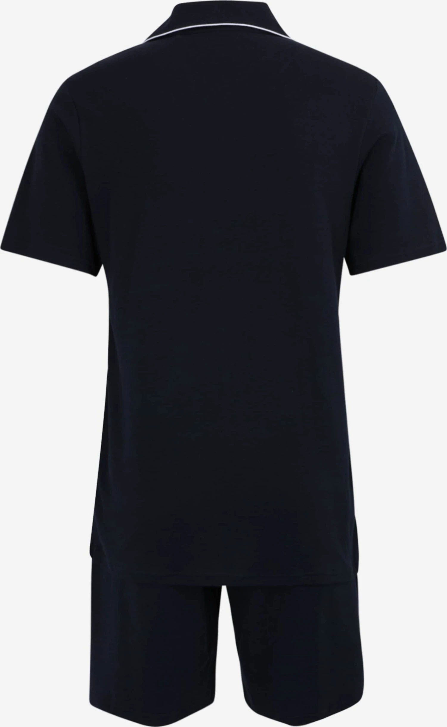 Schiesser Nattøj Pyjamas Kort Mænd Mørkeblå - Billede 2